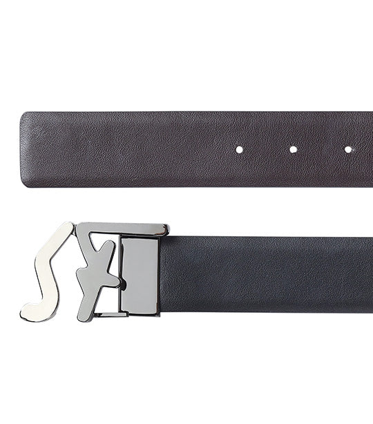 Reversible and Adjustable SF Belt Black Hickory