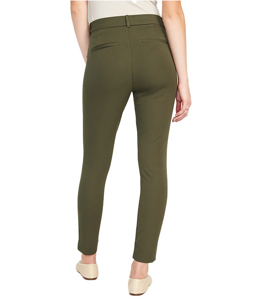High-Waisted Never-Fade Pixie Skinny Ankle Pants for Women Alpine Tundra