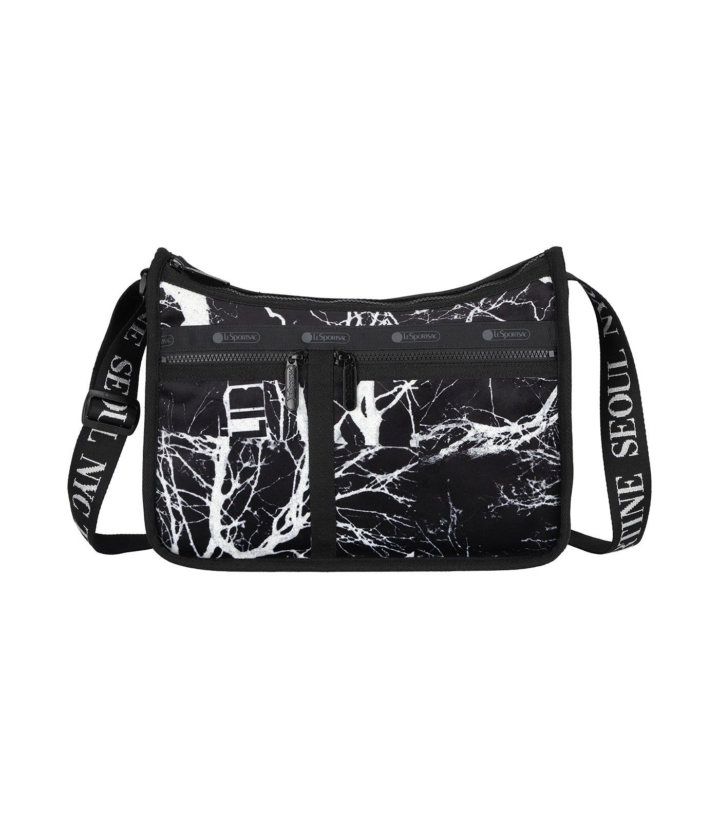 LeSportsac x Libertine Deluxe Everyday Bag LL Midnight Forest