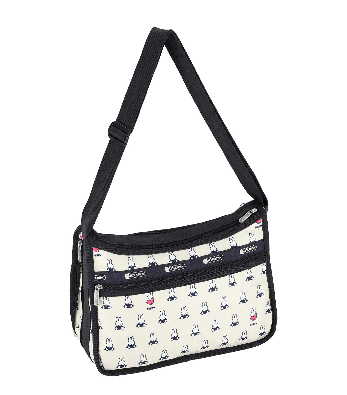 LeSportsac x Dick Bruna Deluxe Everyday Bag Miffy Grid Check