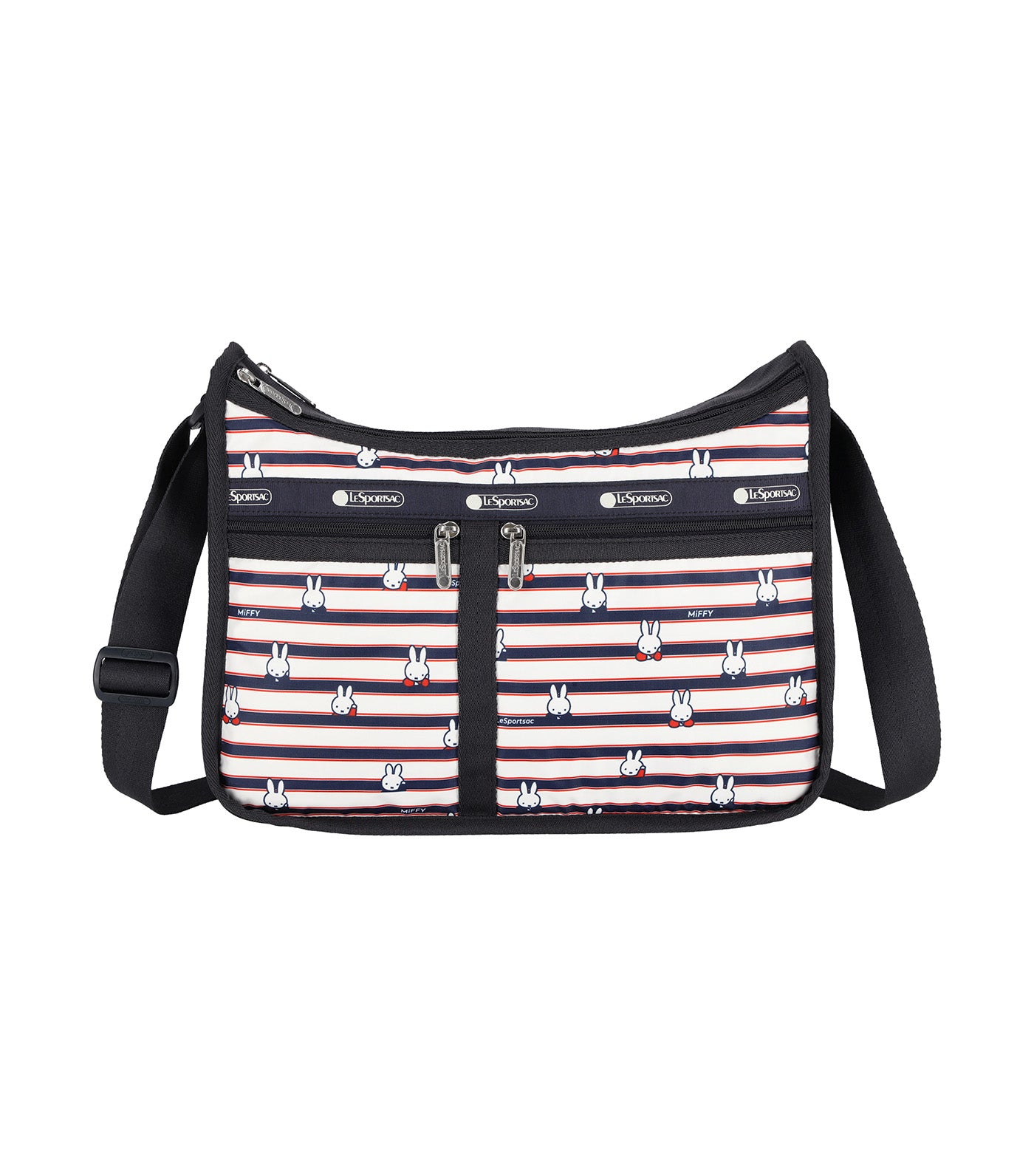 LeSportsac x Dick Bruna Deluxe Everyday Bag Miffy All Over Stripes