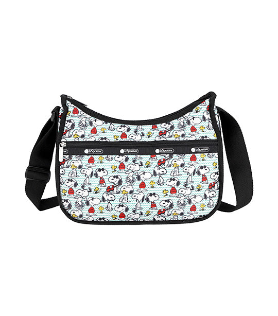 LeSportsac x Peanuts Classic Hobo Snoopy and Woodstock