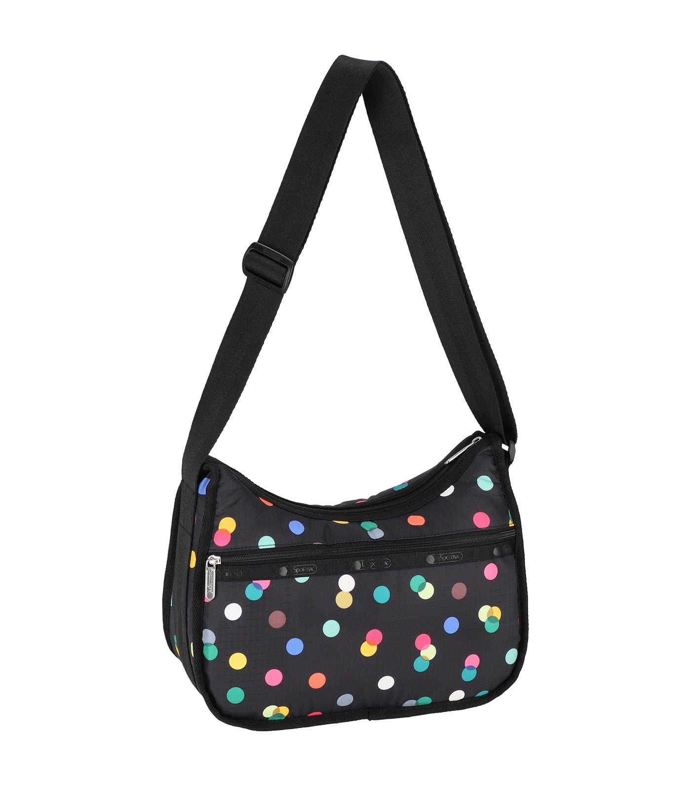 Classic Hobo Multi Color Dots Black