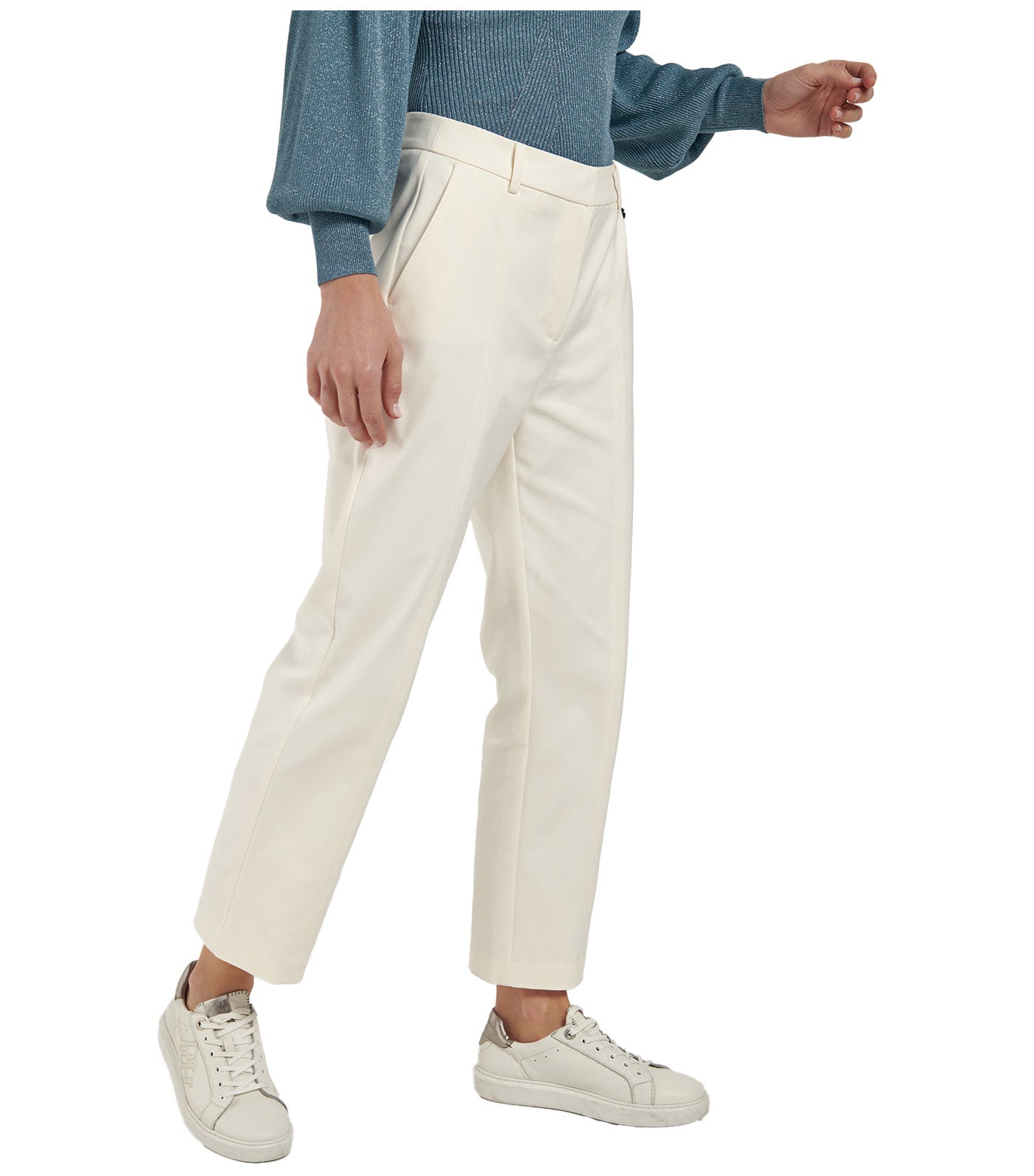 Comfort Straight Trousers Beige