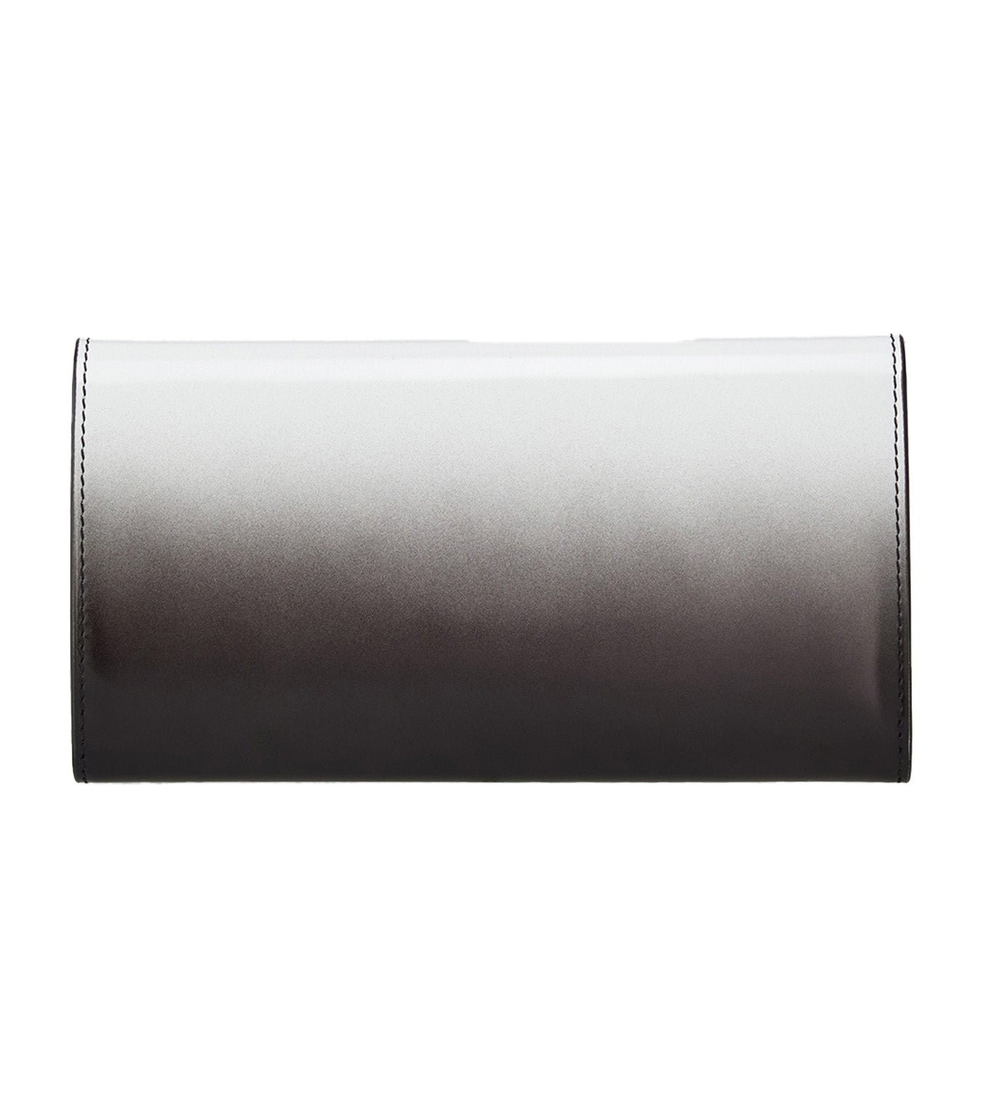 Continental Wallet with Gancini Clasp Optic White/Black
