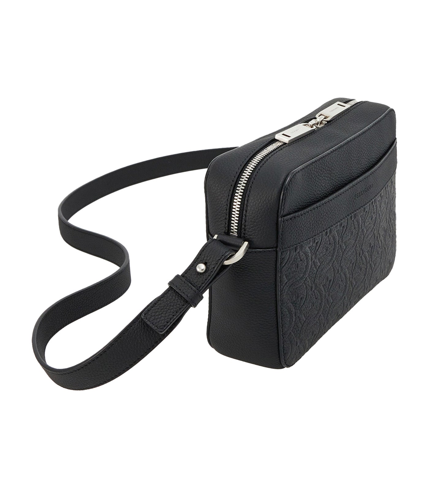 Ferragamo Crossbody Bag Calfskin Black Rustan s