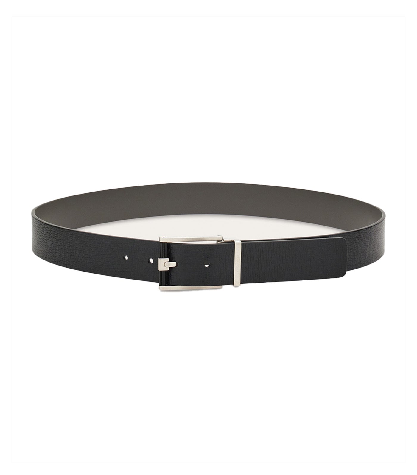 Reversible and Adjustable Belt Black/Dark Gray