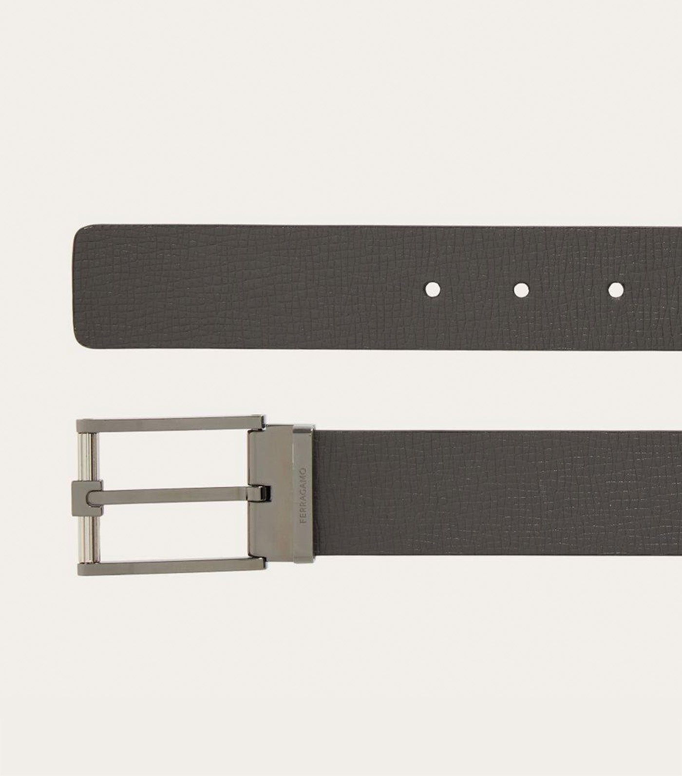 Reversible and Adjustable Belt Gray