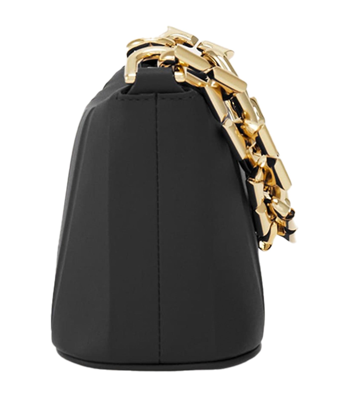 Mini Bag with New Gancini Chain Black