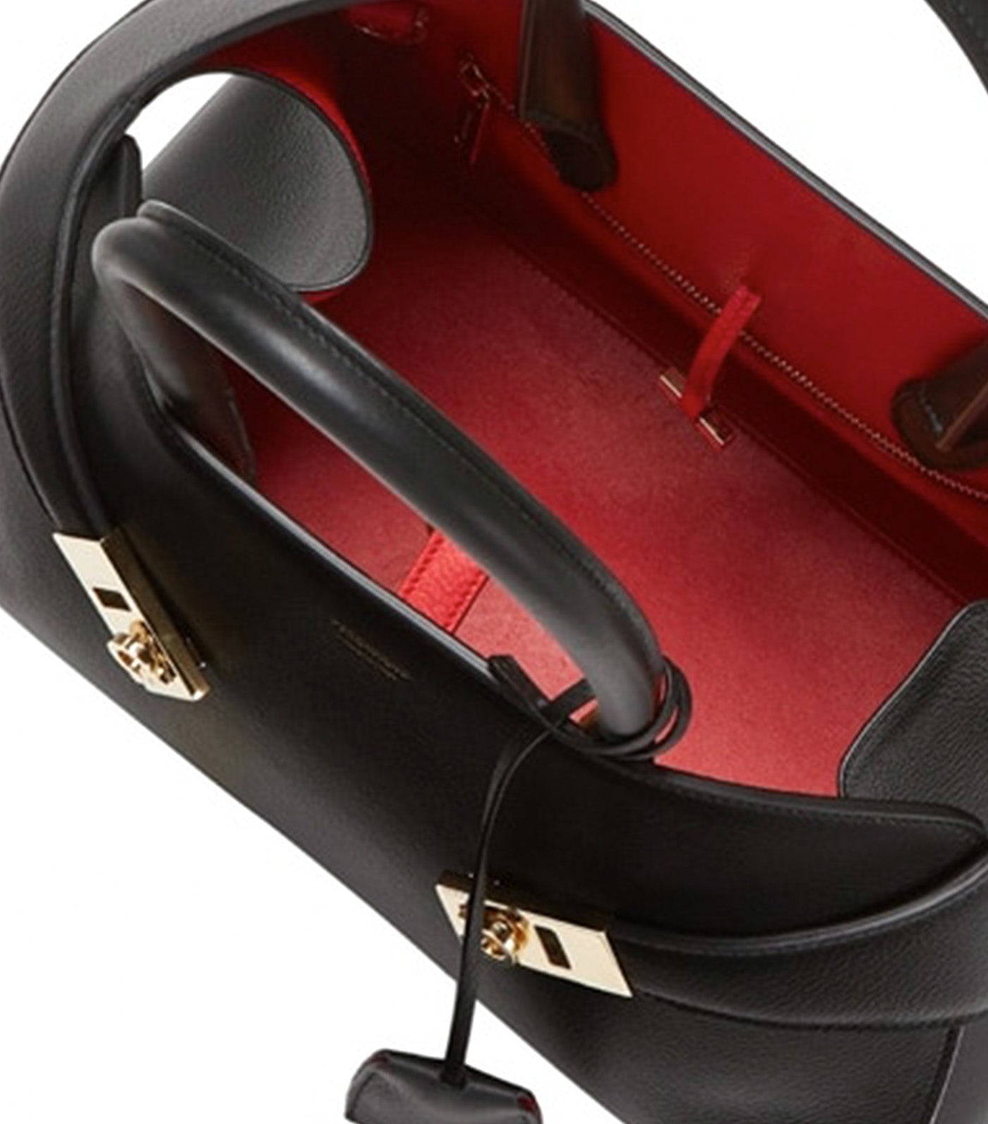 Red and outlet black handbag