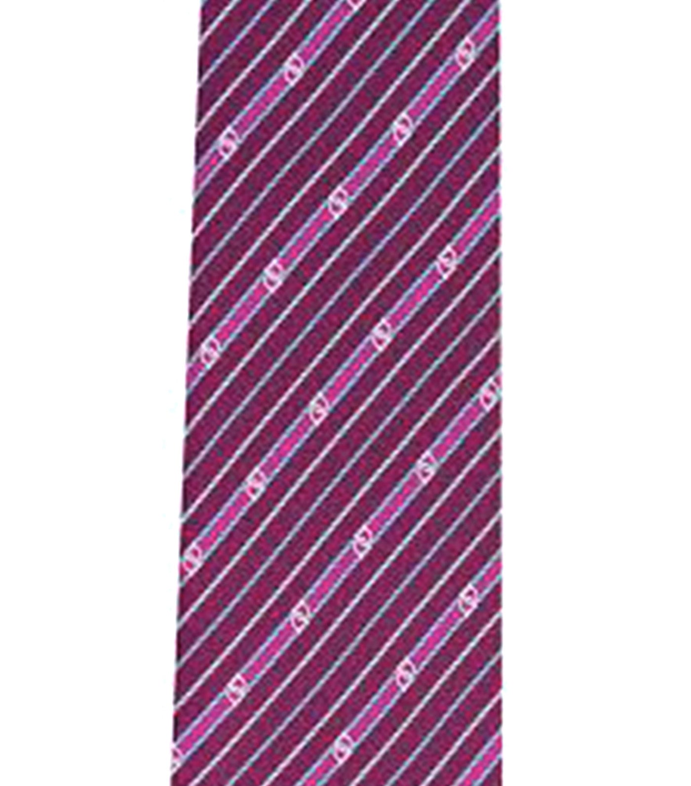 Gancini Print Silk Tie Vinaccia