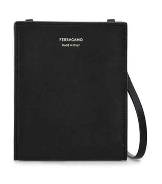 Credit Card Holder Palmellato Calfskin Black