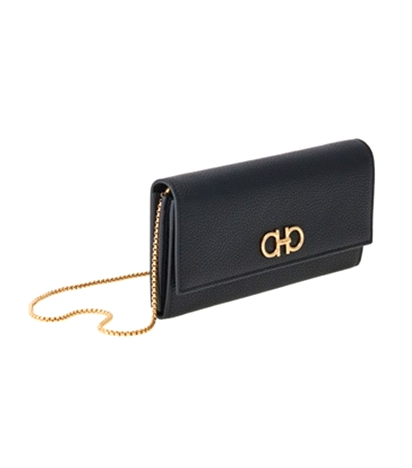 Gancini Wallet with Chain Black