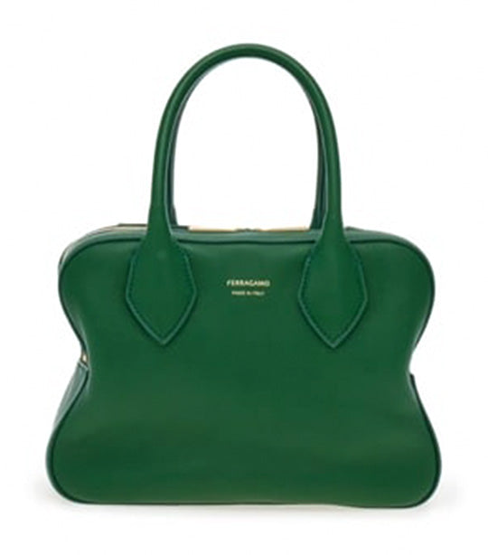Handbag (S) Calfskin Forest Green