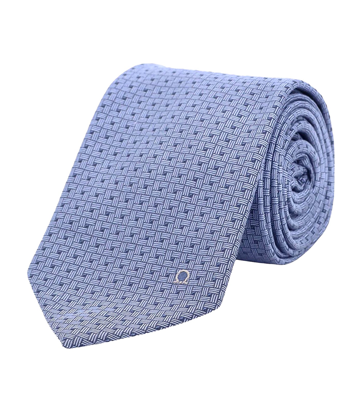 Gancini Jacquard Tie Marine