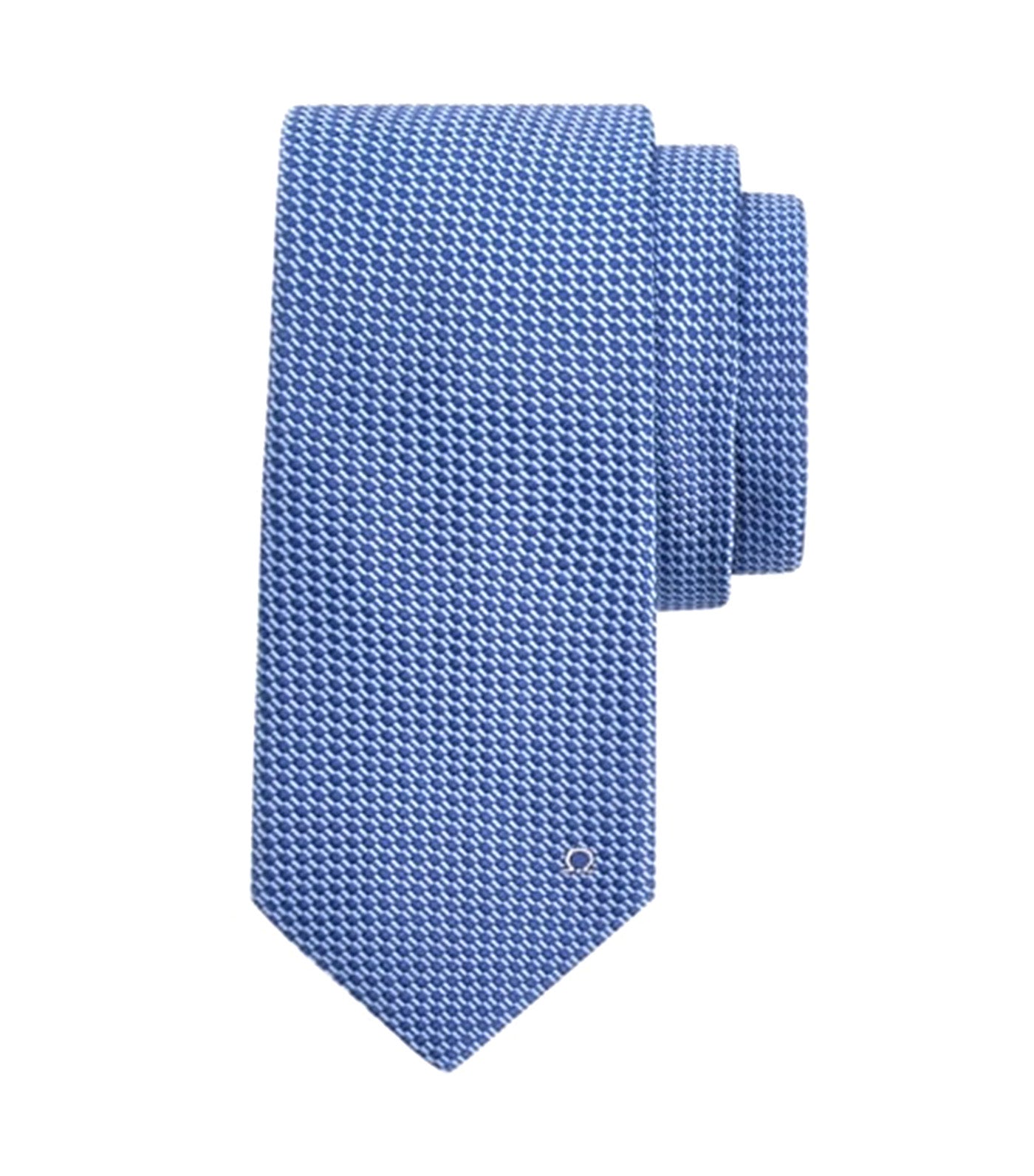 Gancini Jacquard Tie Light Blue