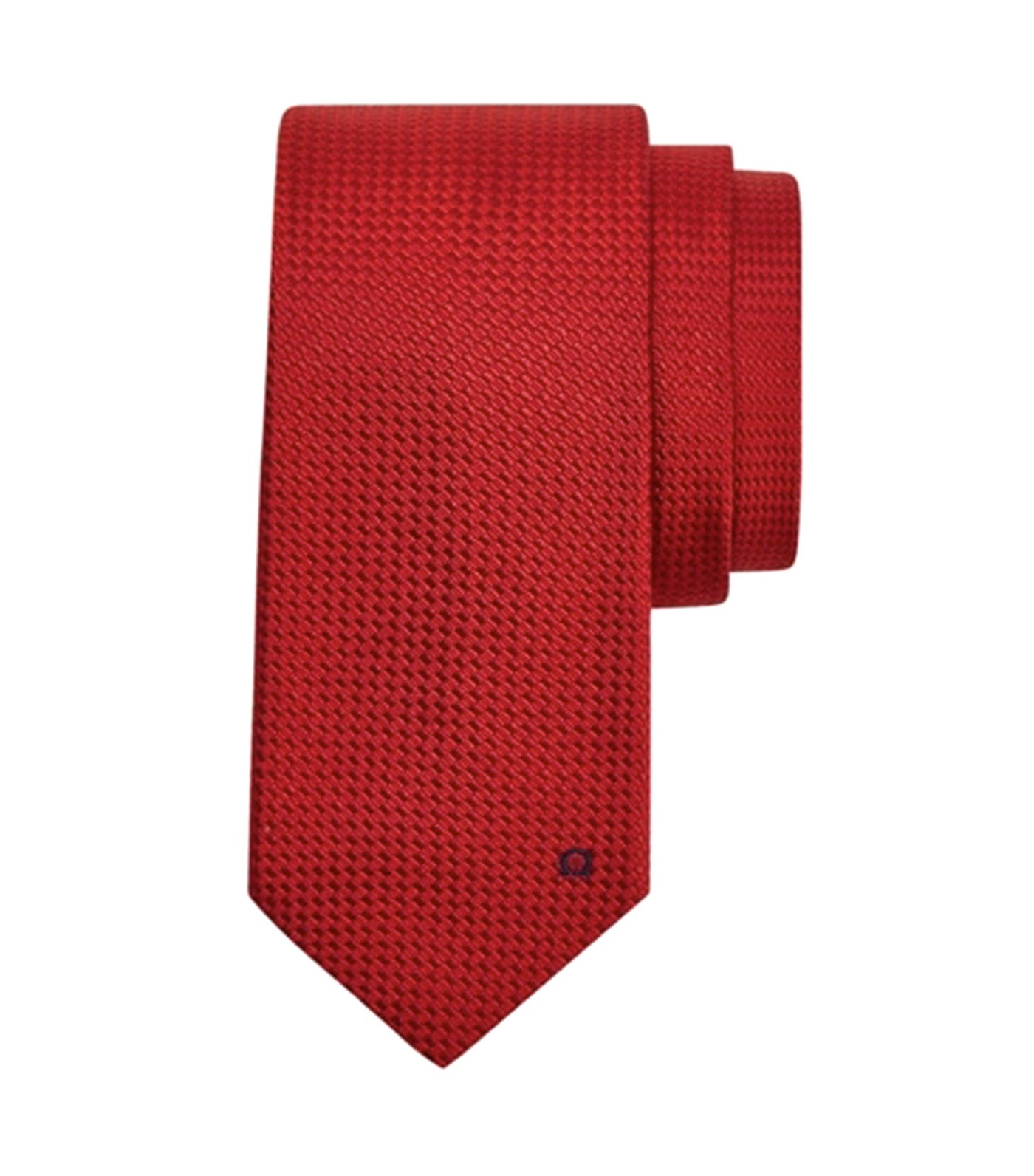 Gancini Jacquard Tie Red