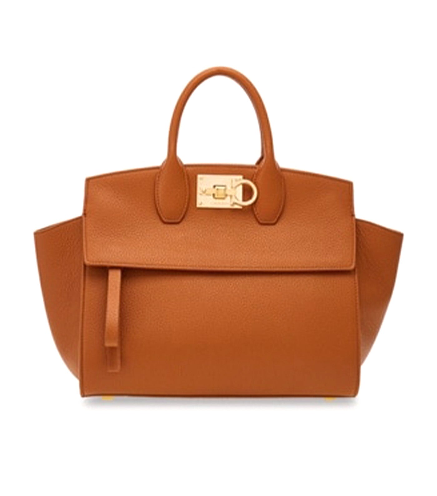 Ferragamo Studio Soft Bag (S) Cognac