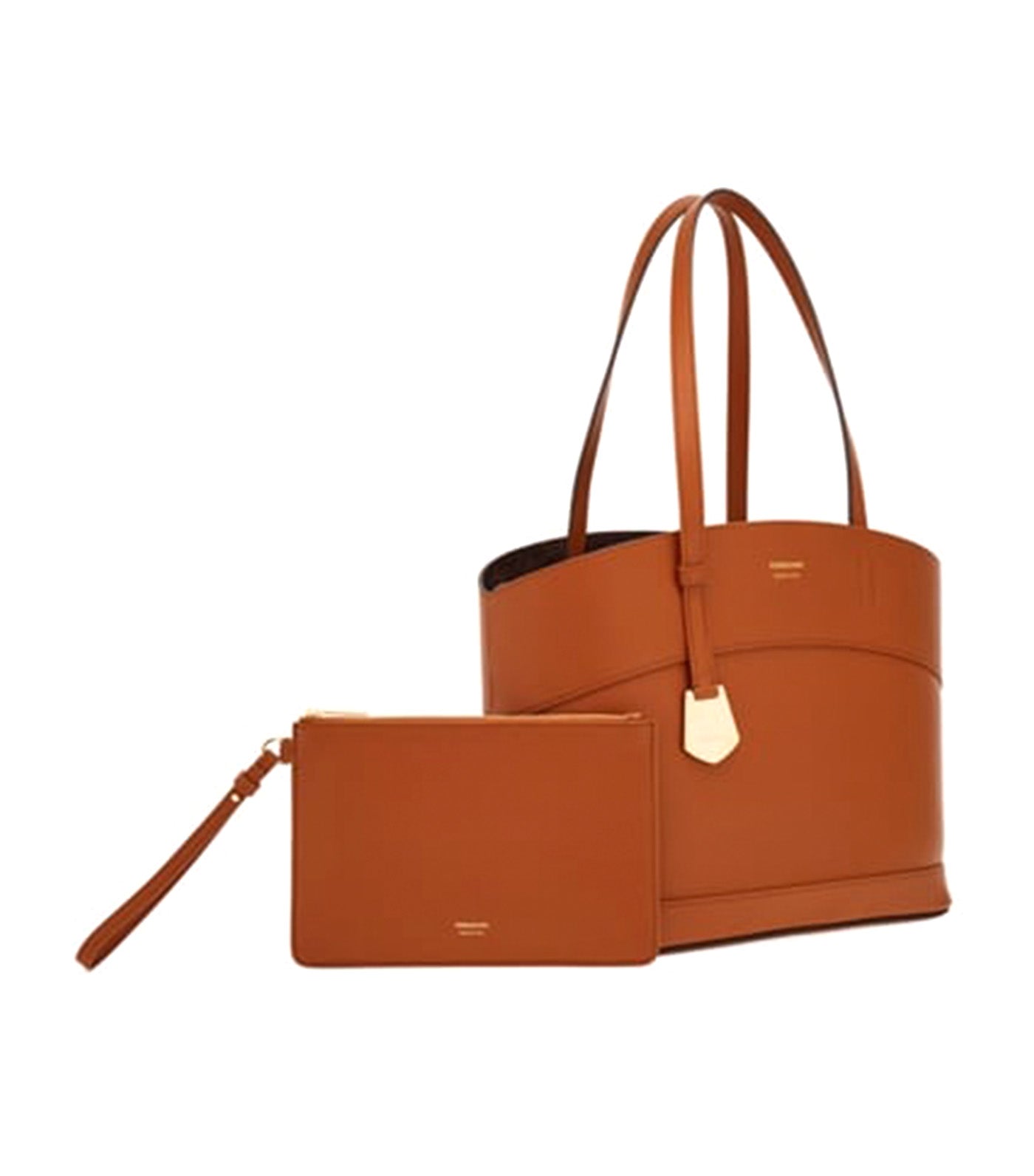 Tote Bag Cognac/Dark Brown