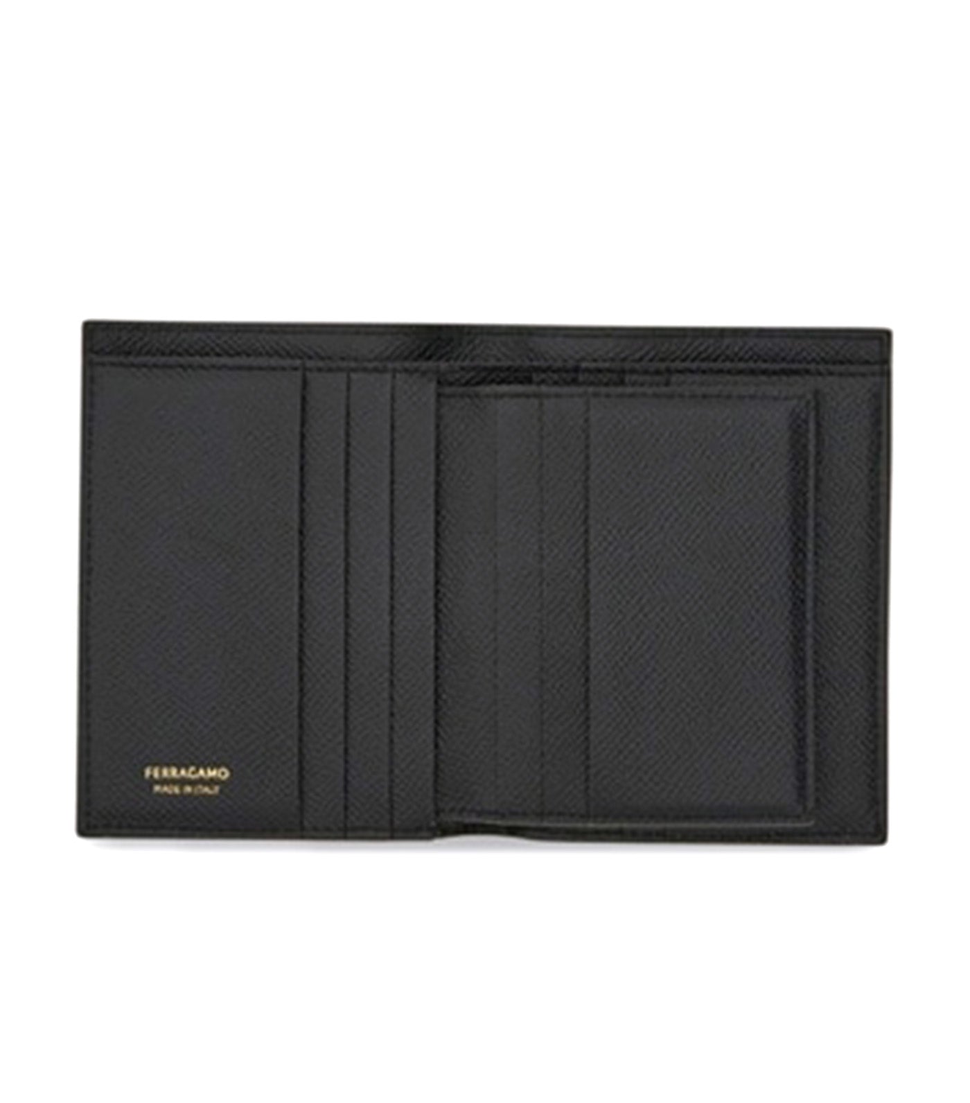 Gancini Compact Wallet Black