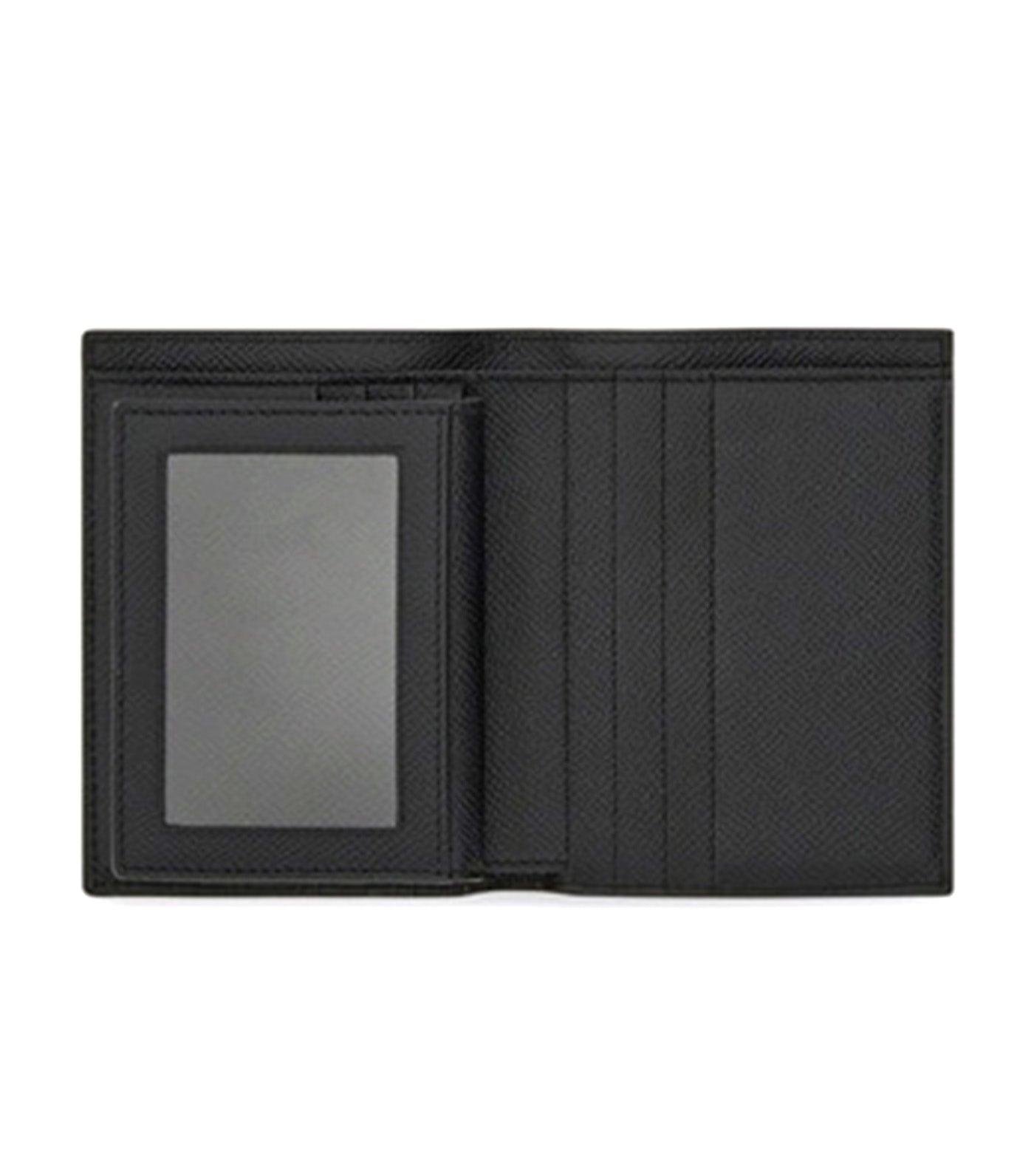 Gancini Compact Wallet Black