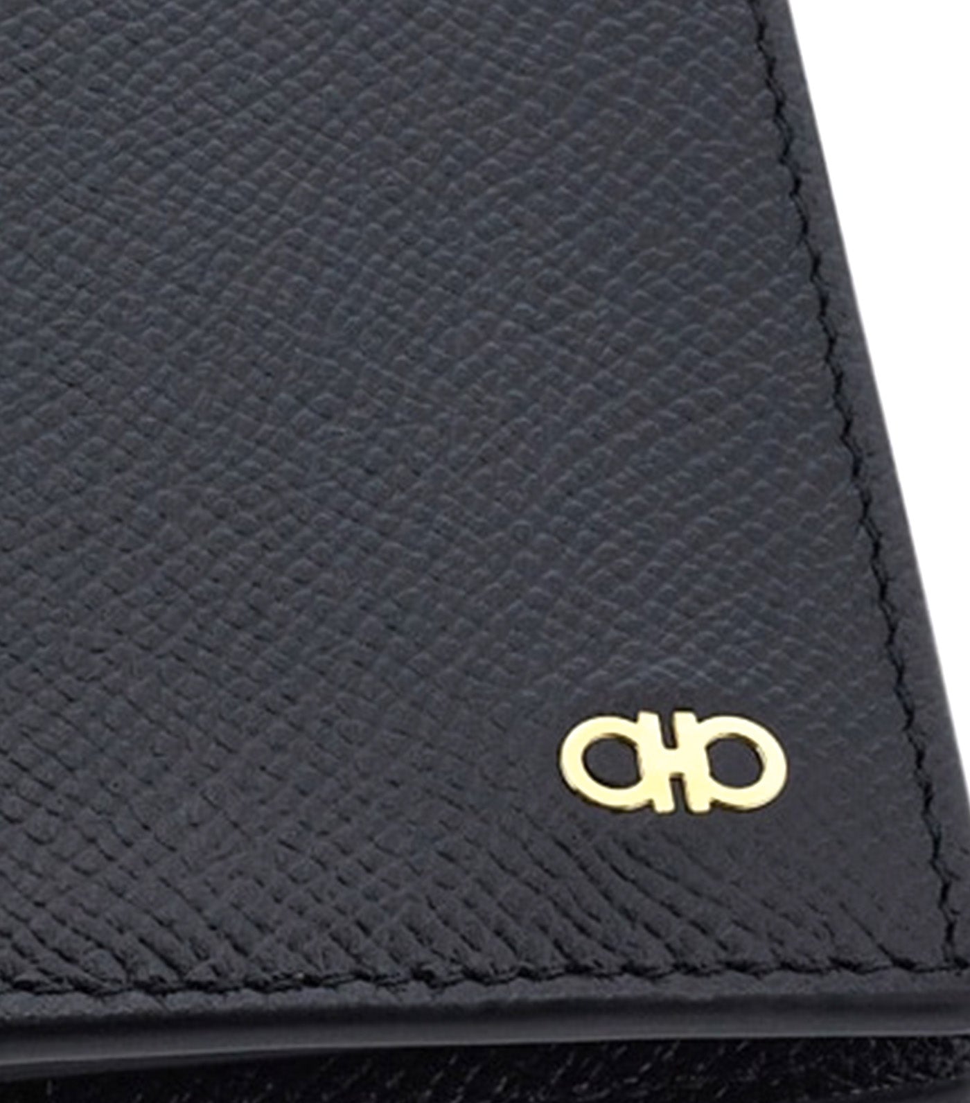 Gancini Compact Wallet Black