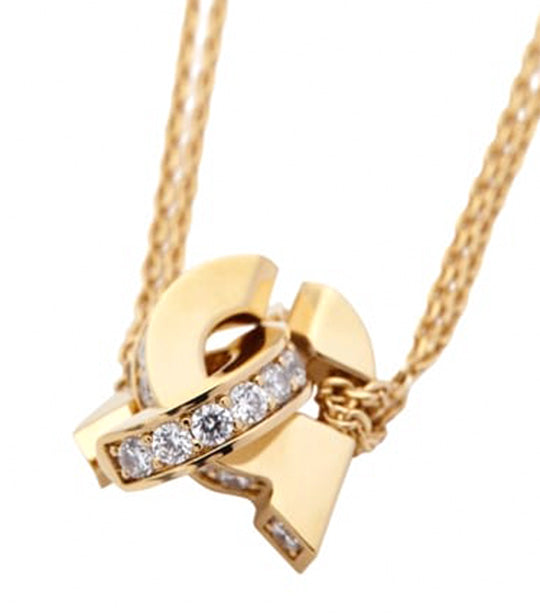 【FERRAGAMO】GANCINI CRYSTALS NECKLACE Gancini crystals necklace - S - Women | Ferragamo