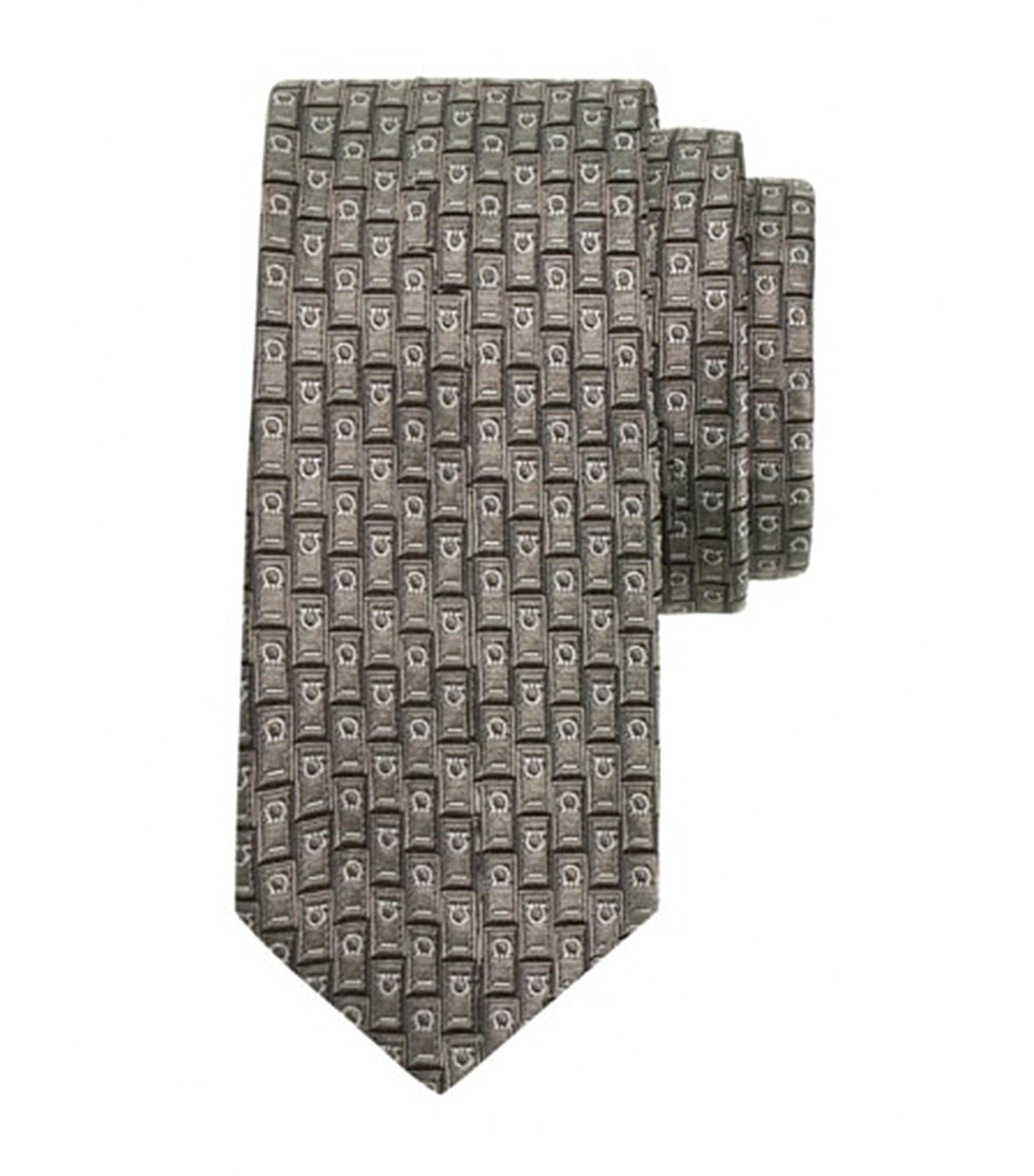 Monogram Jacquard Tie Beige