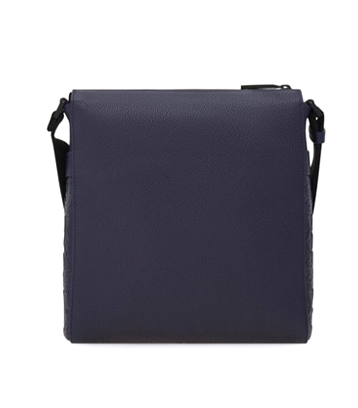 Embossed Gancini Crossbody Bag Midnight Blue