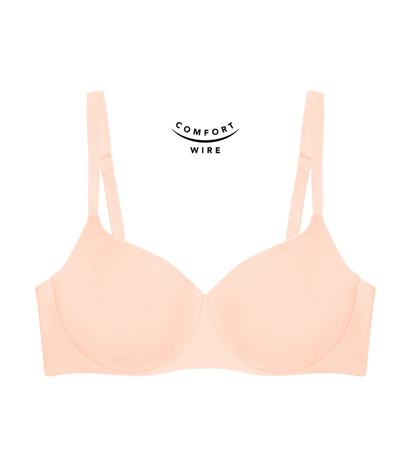Body Make Up Illusion Smooth Light Padded Wired Bra Peach