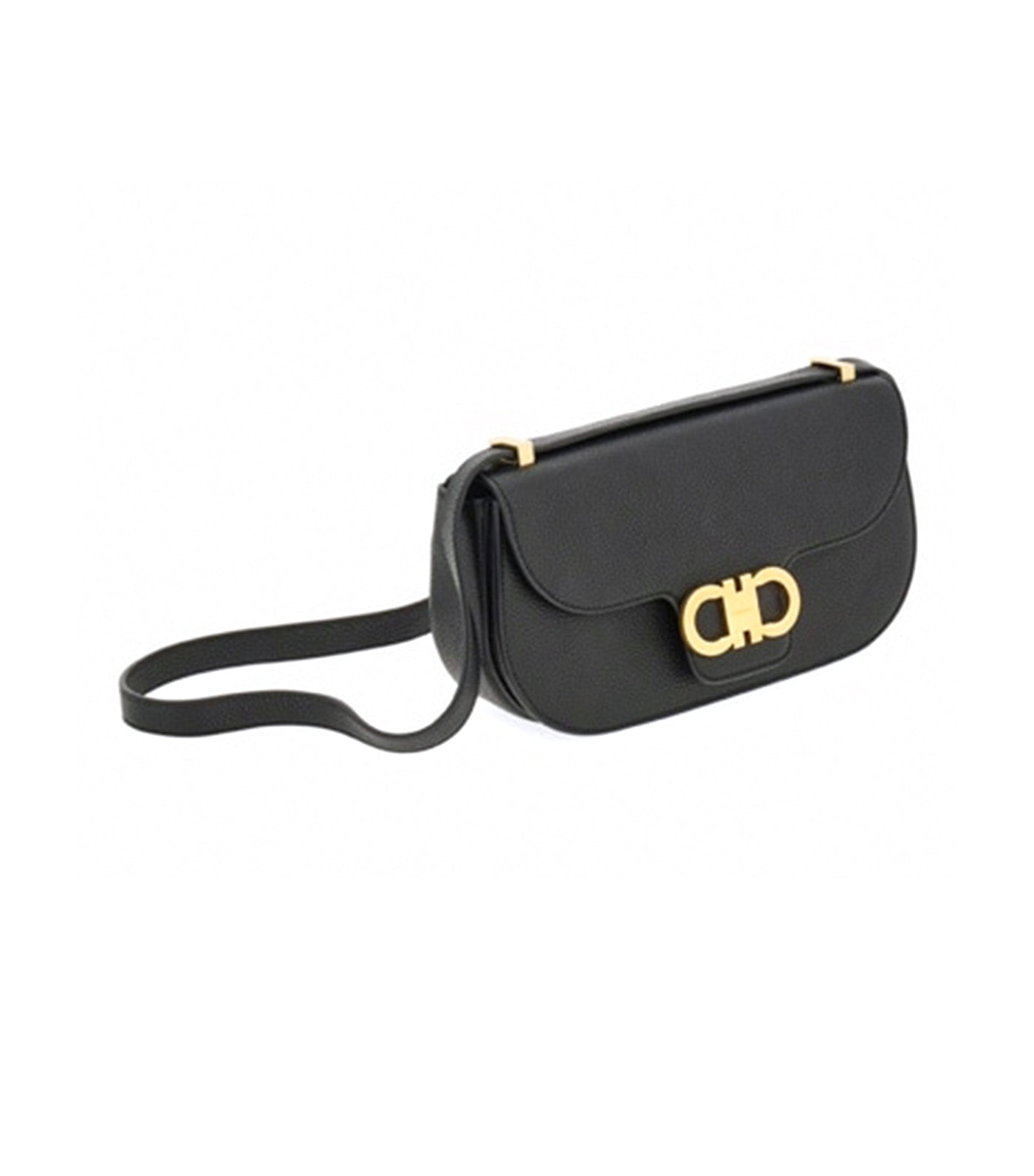 Gancini Mini Crossbody Bag Hammered Calfskin