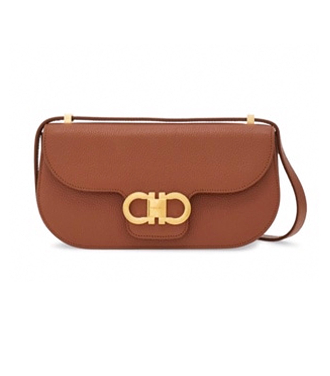 Gancini Mini Crossbody Bag Hammered Calfskin