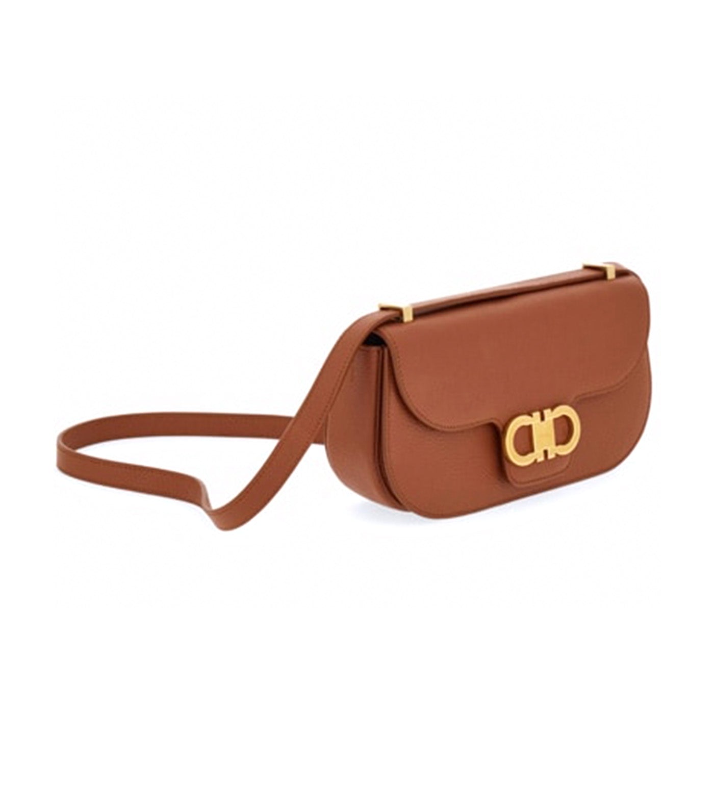 Gancini Mini Crossbody Bag Hammered Calfskin