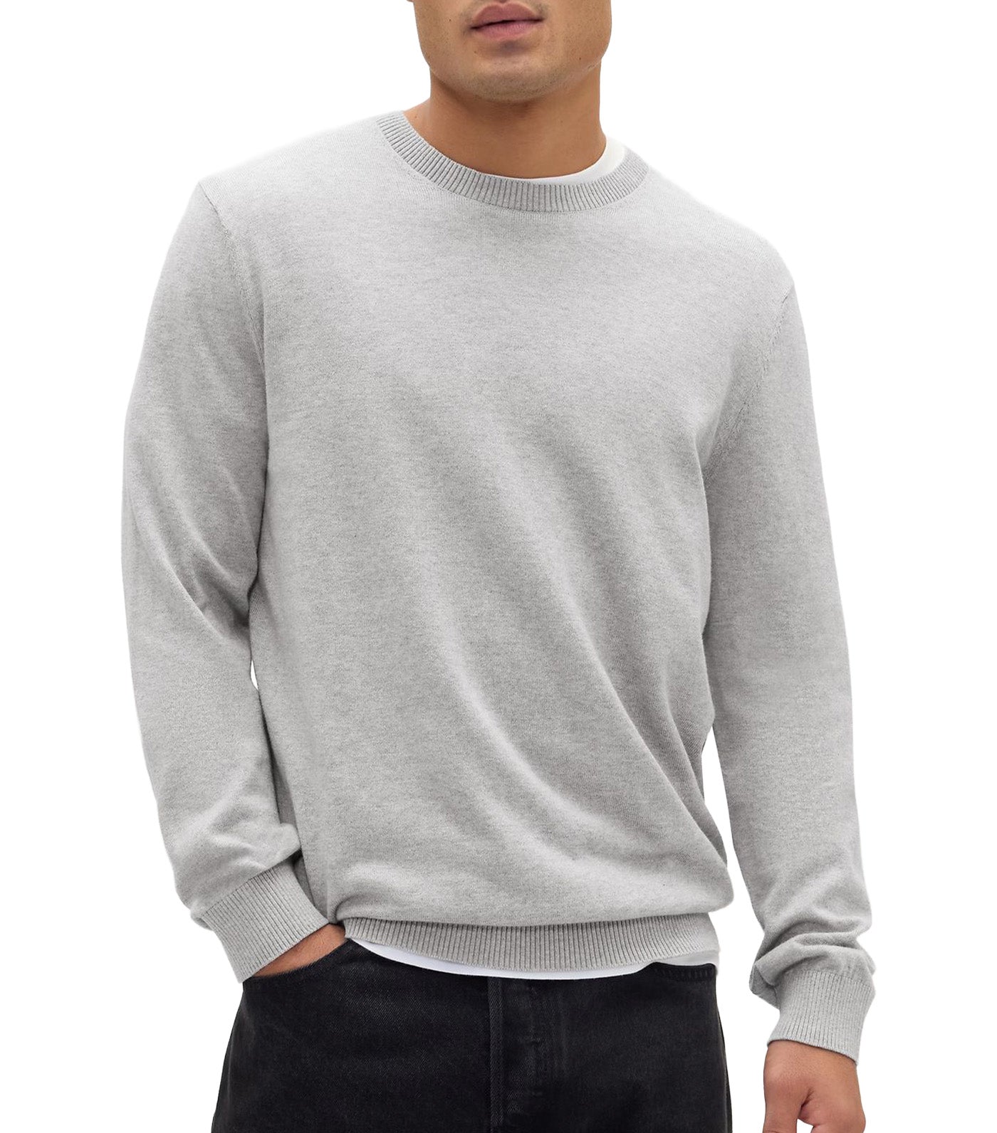 GAP Crewneck Sweater Gray Heather