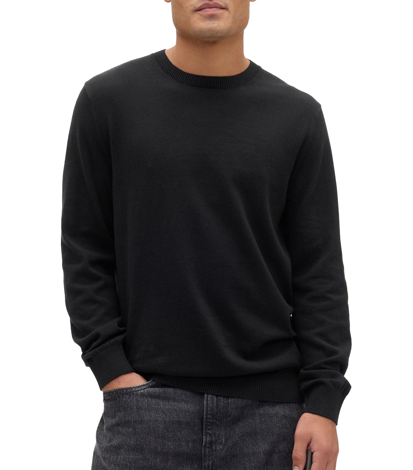 GAP Crewneck Sweater True Black
