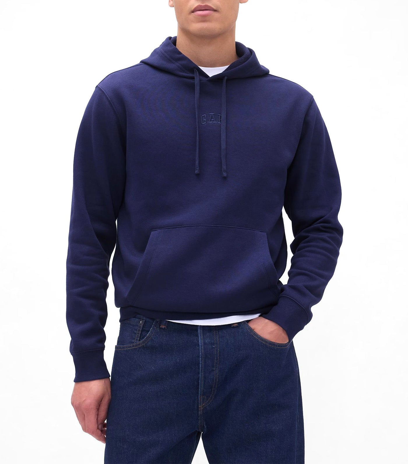 Relaxed Mini-Logo Hoodie