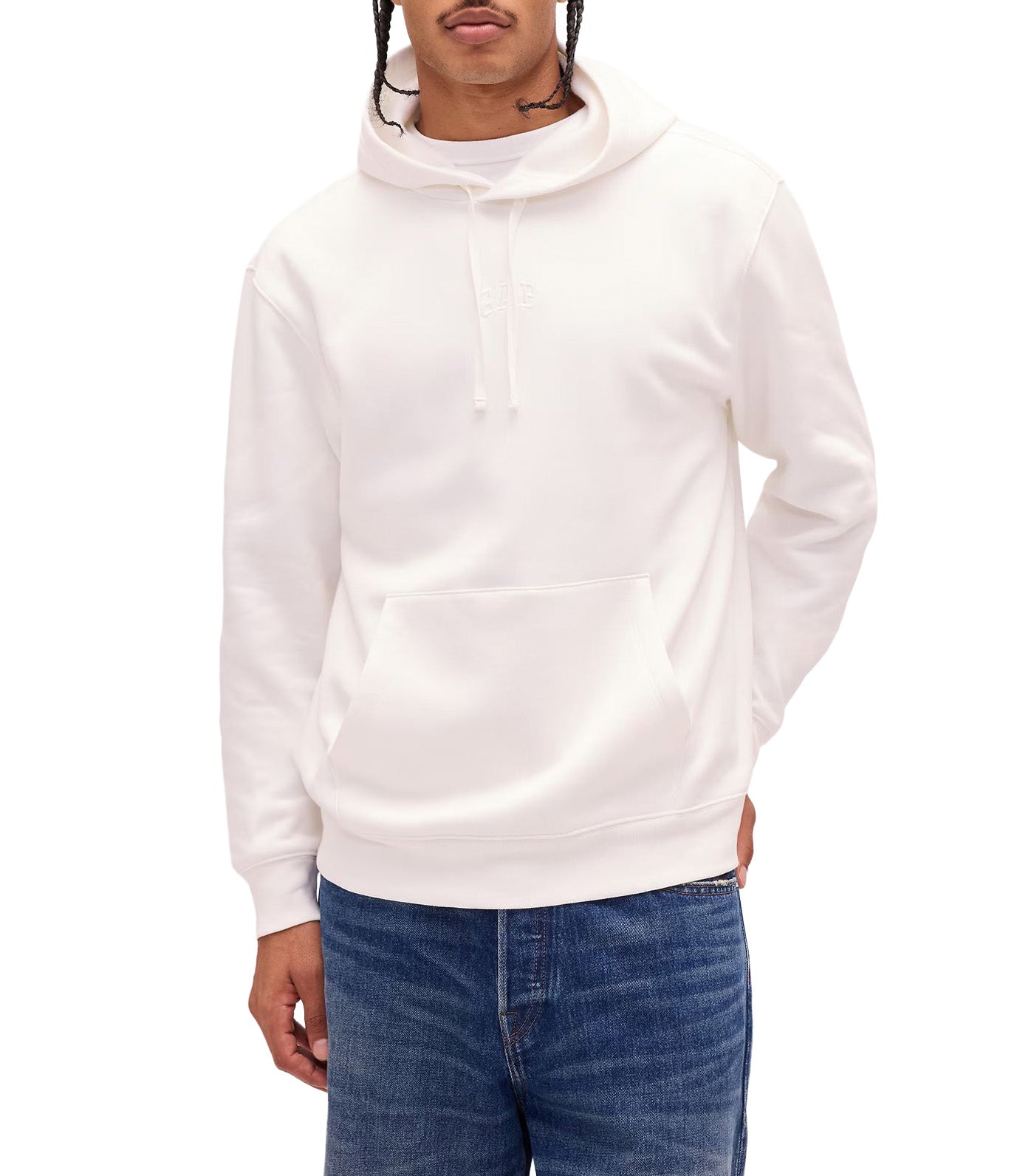 Relaxed Mini-Logo Hoodie