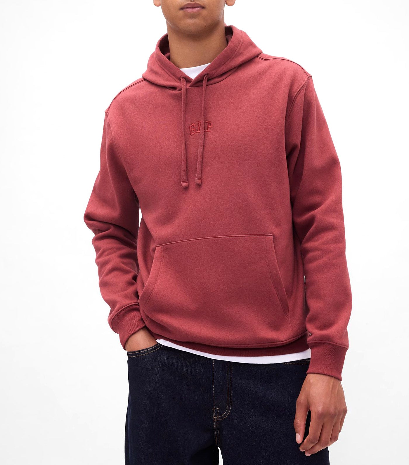 Relaxed Mini-Logo Hoodie