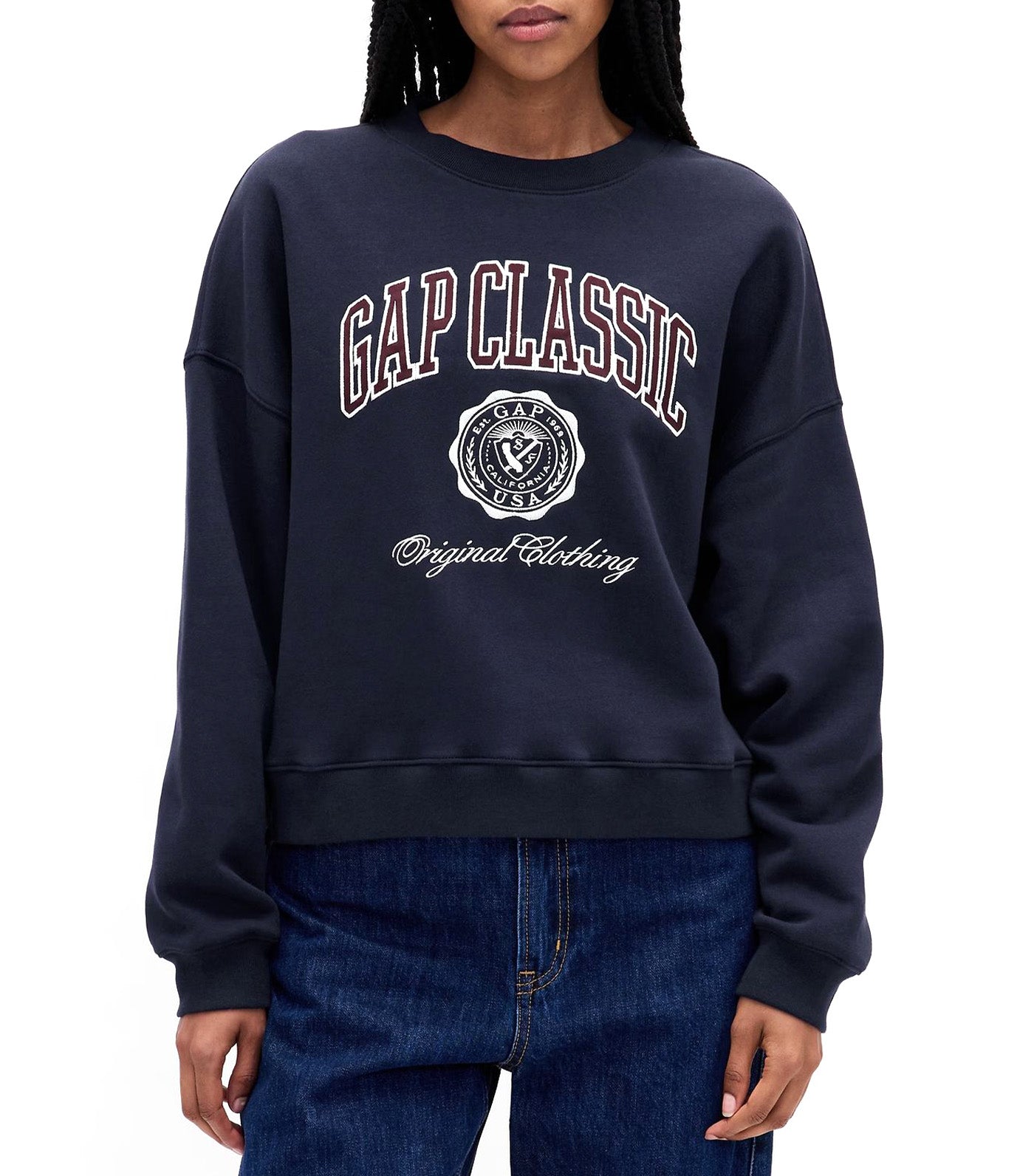 VintageSoft Logo Wedge Sweatshirt
