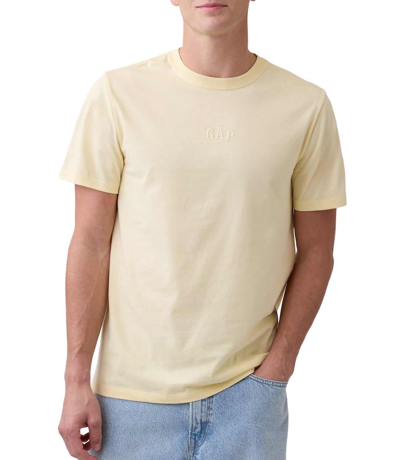 GAP Everyday Soft Mini Logo T-Shirt Maize