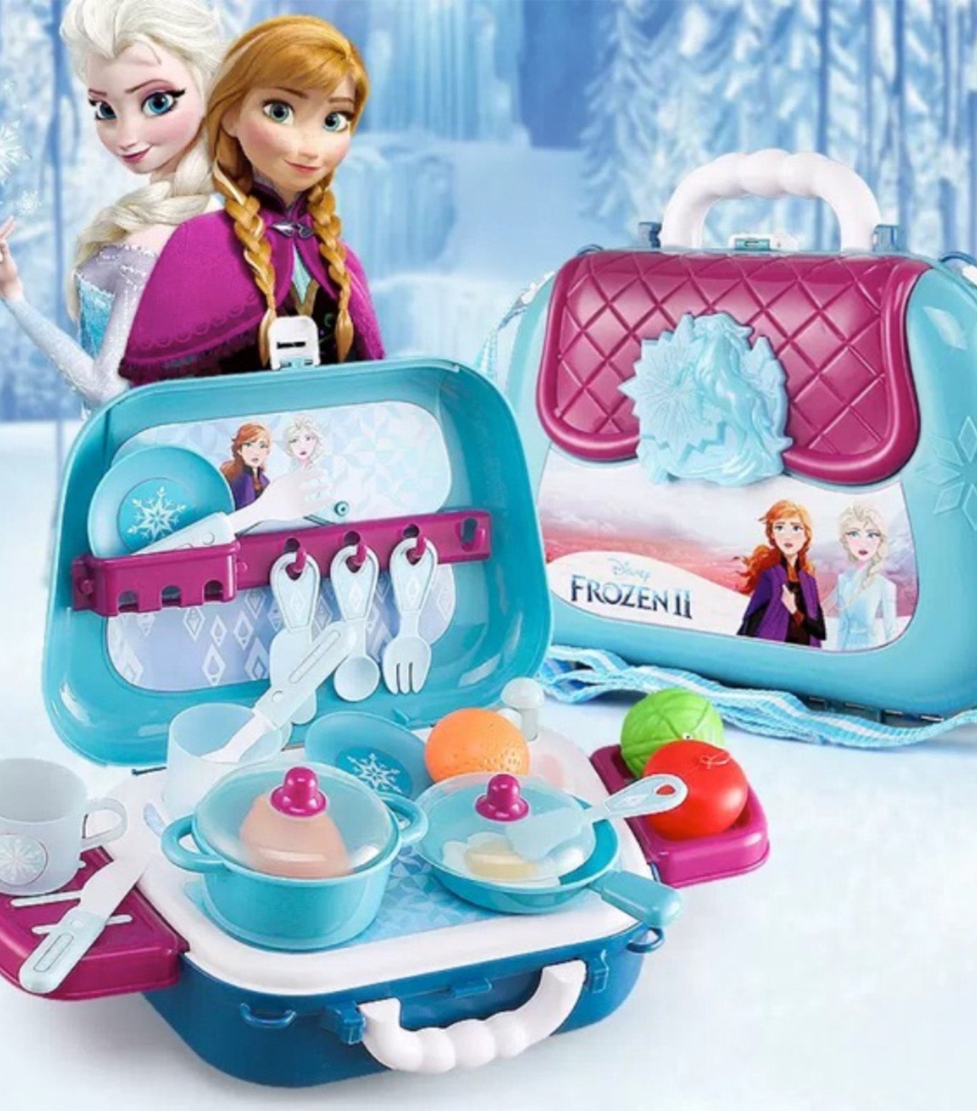 Frozen 2 Kitchen Sling Bag Playset