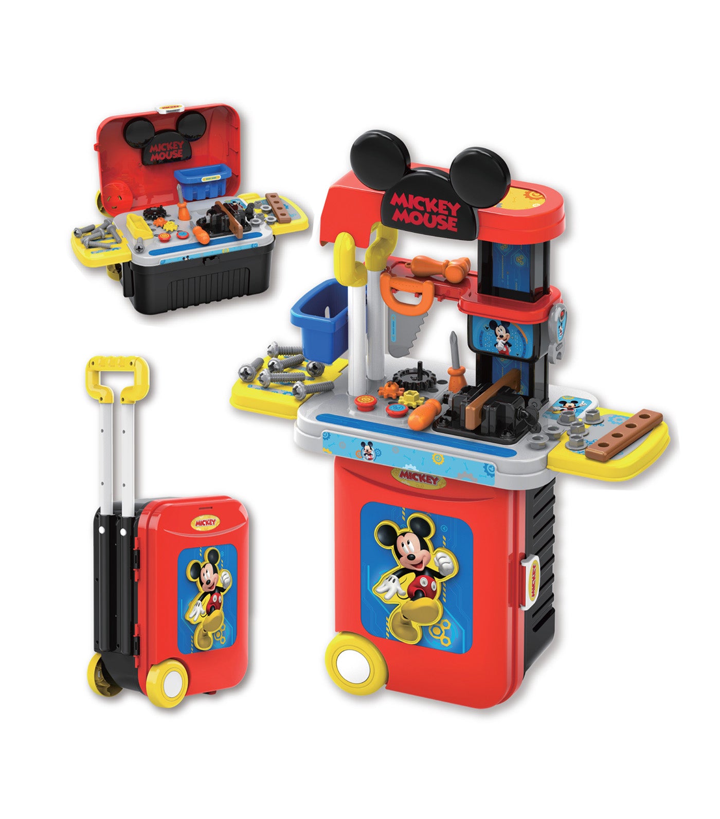 Mickey 3 in 1 Tool Set in Trolley Case