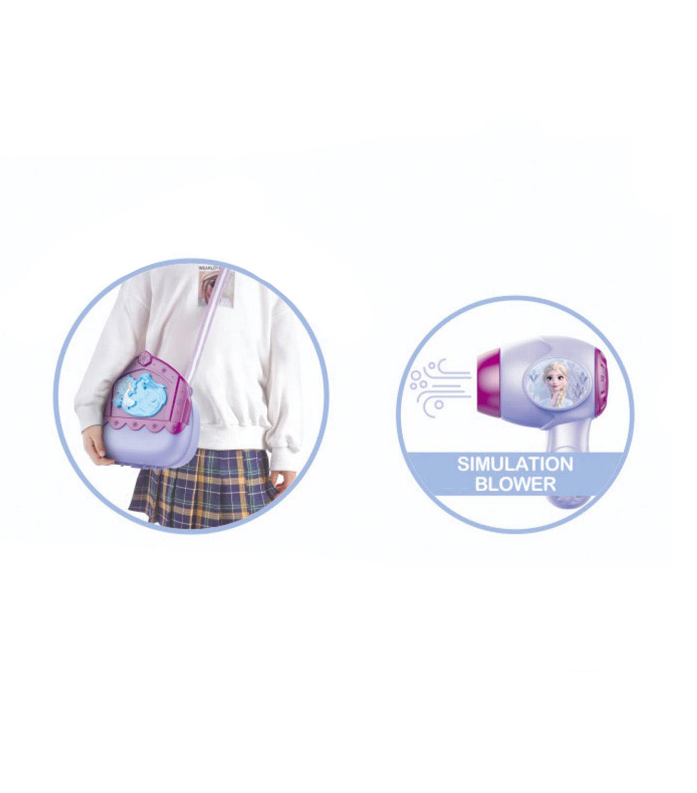 Frozen Ice and Snow Makeup Small Satchel