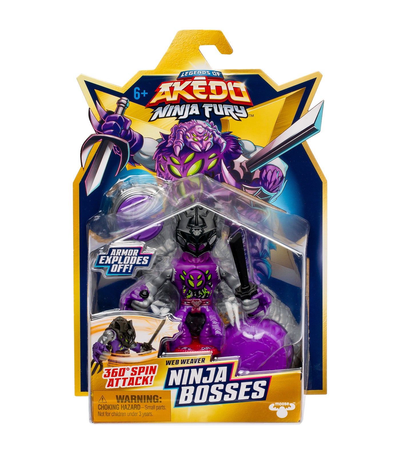 Akedo Ninja Bosses Web Weaver | Rustan's