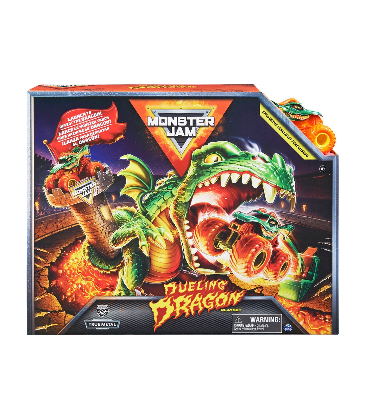 Dueling Dragon Monster Truck Playset