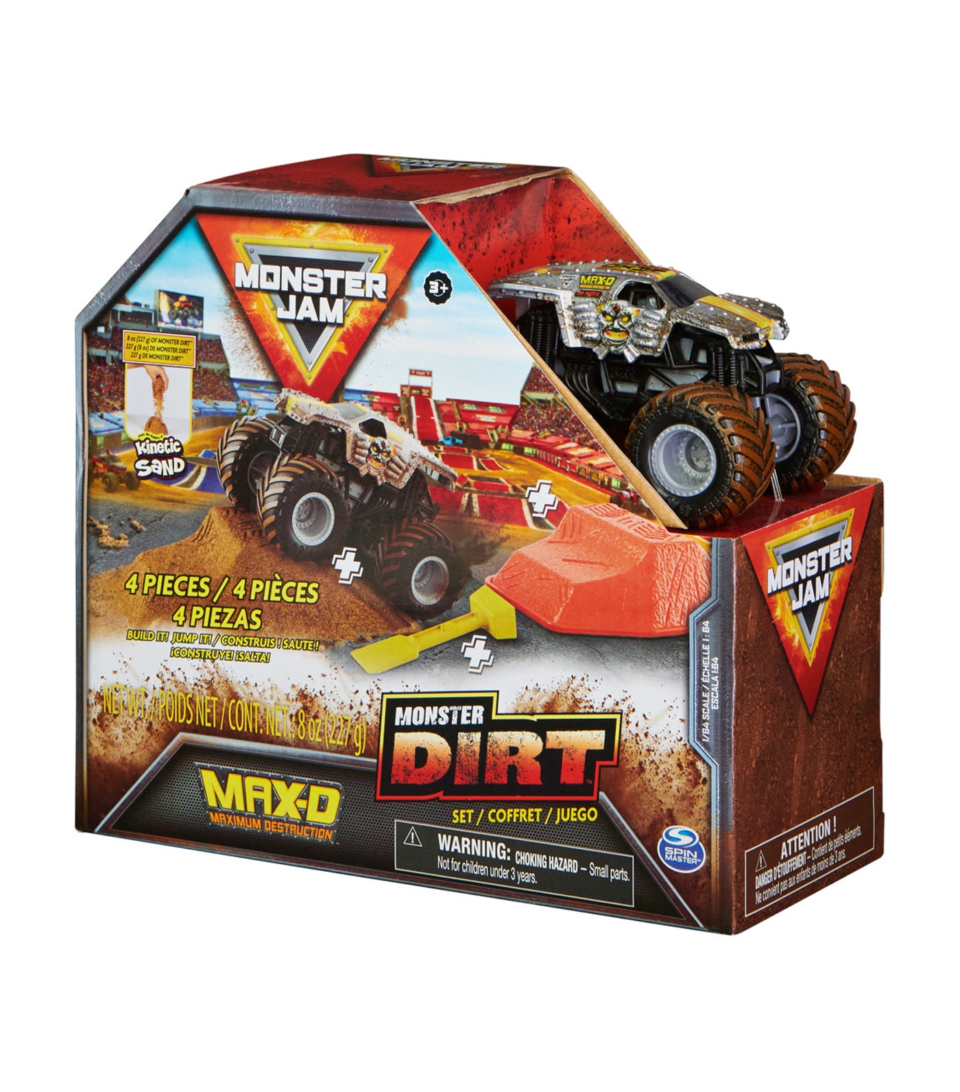 Max-D Monster Dirt Truck Starter Kit - Kinetic Sand Playset