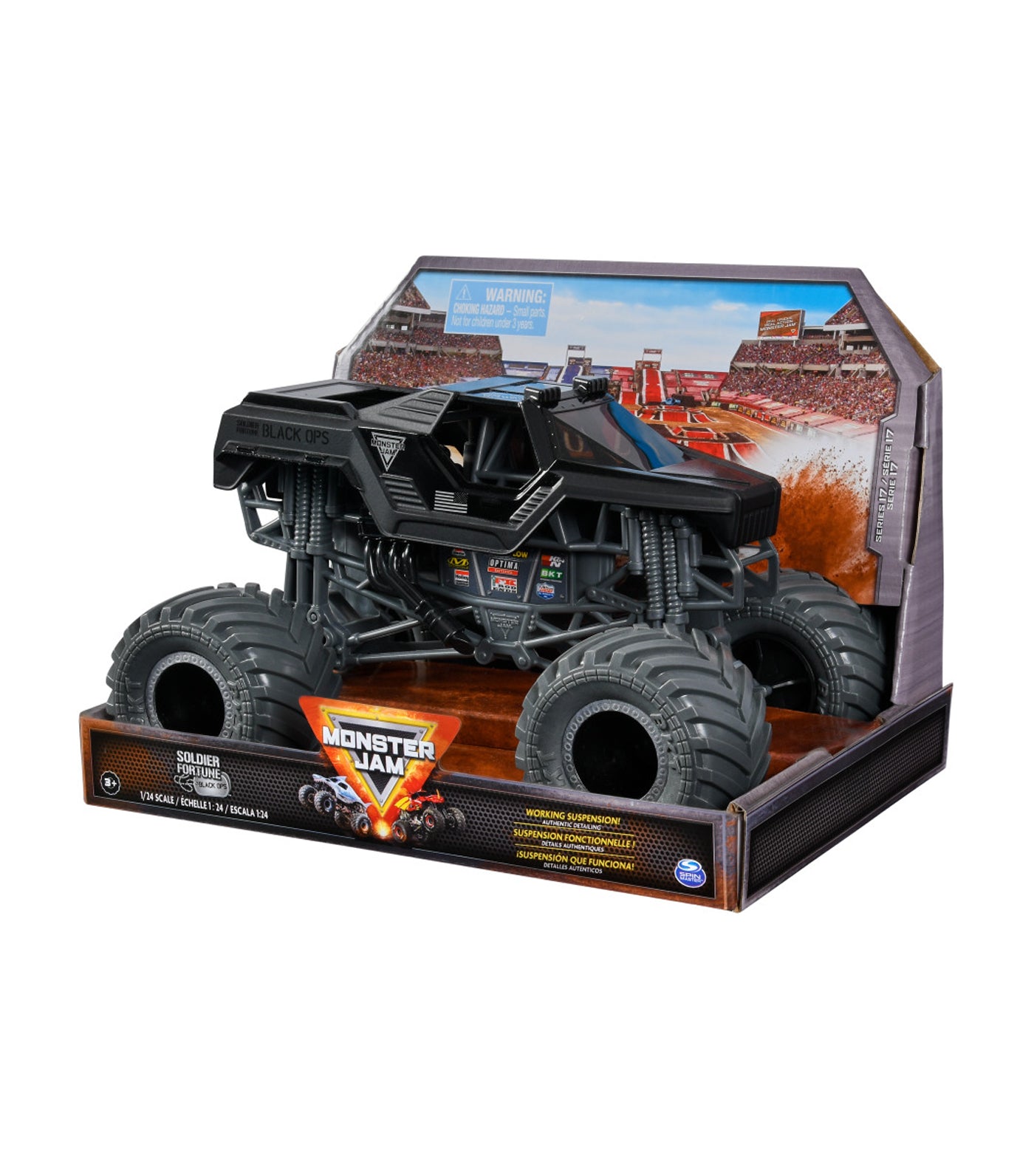 Diecast Monster Truck - Soldier Fortune Black Ops