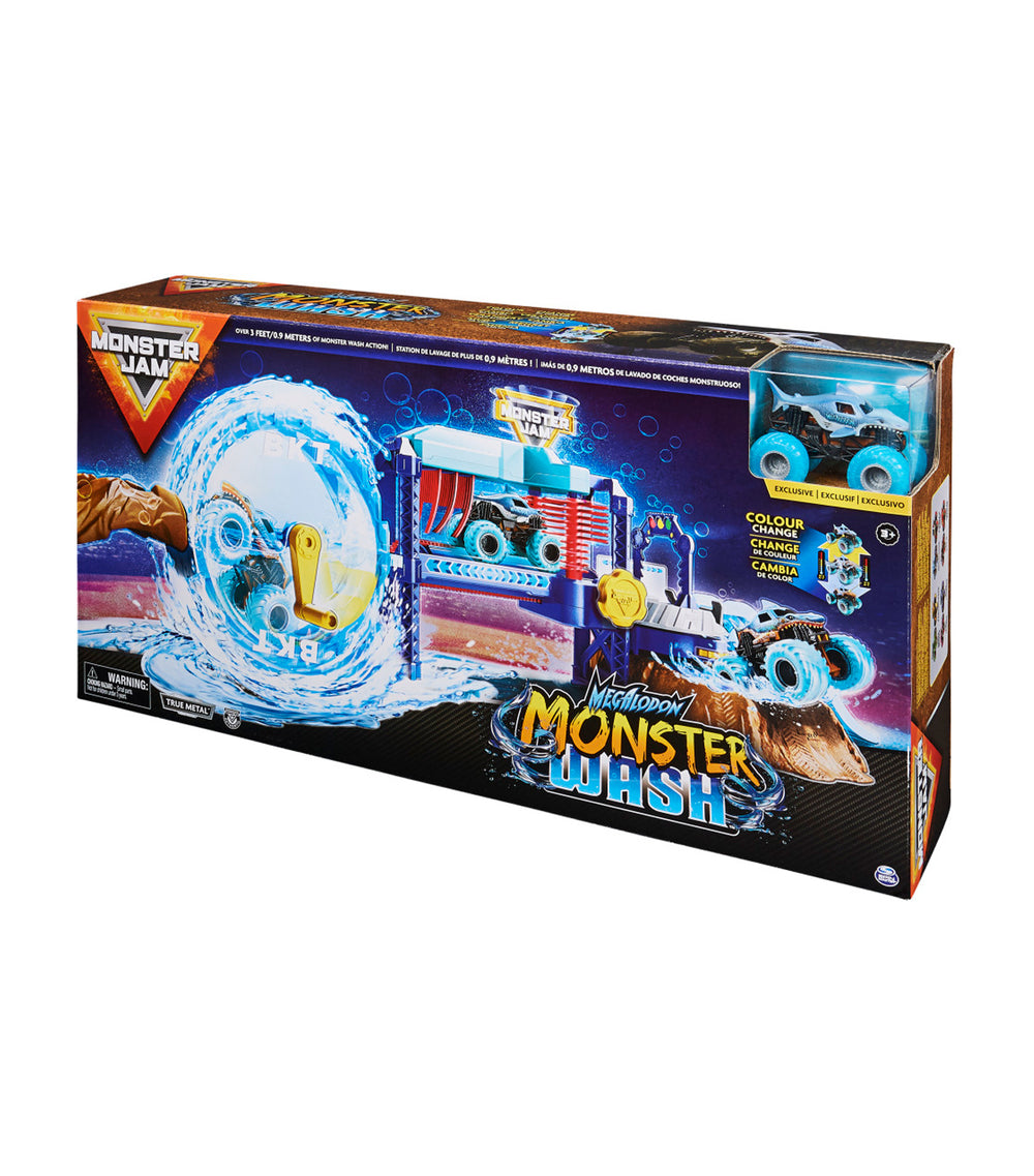 Monster Jam Megalodon Monster Wash - Car Wash Playset | Rustan's