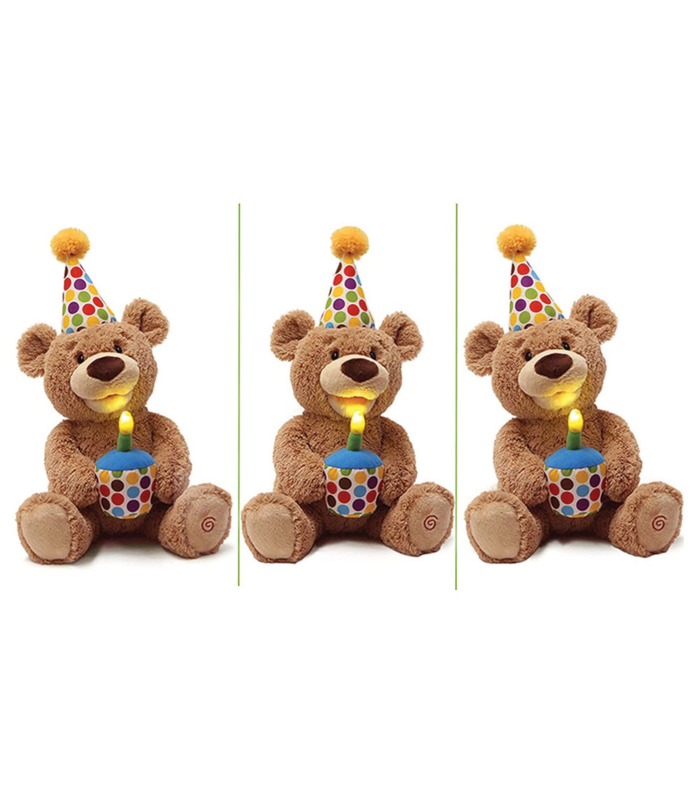 GUND Peek-a-Boo Bear Plush Animated Talking Teddy Bear Baby Gund