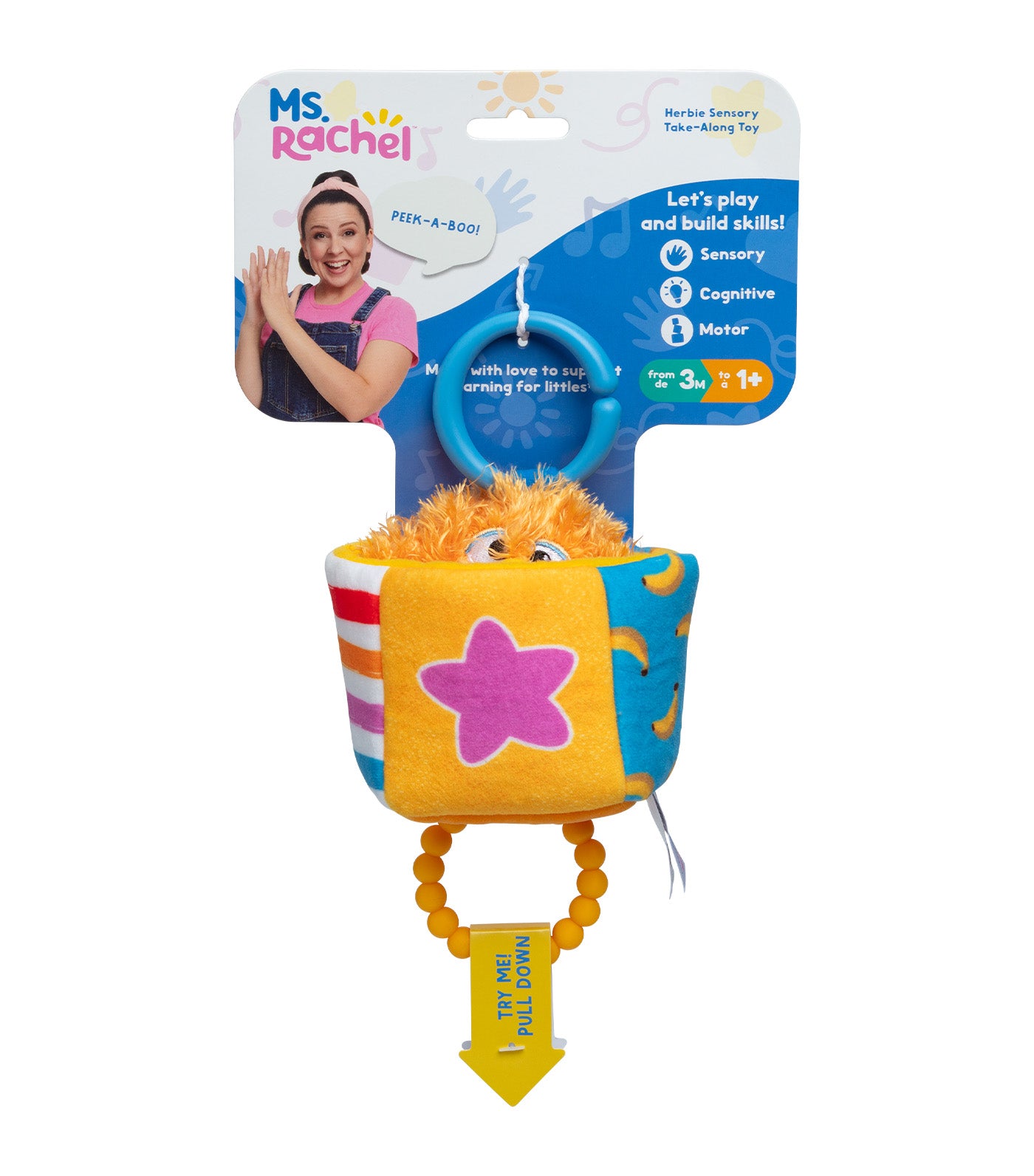 Herbie Sensory Take-Along Toy